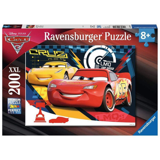 Ravensburger XXL Puzzle Disney Pixar Cars Quietschende Reifen, 200 Teile