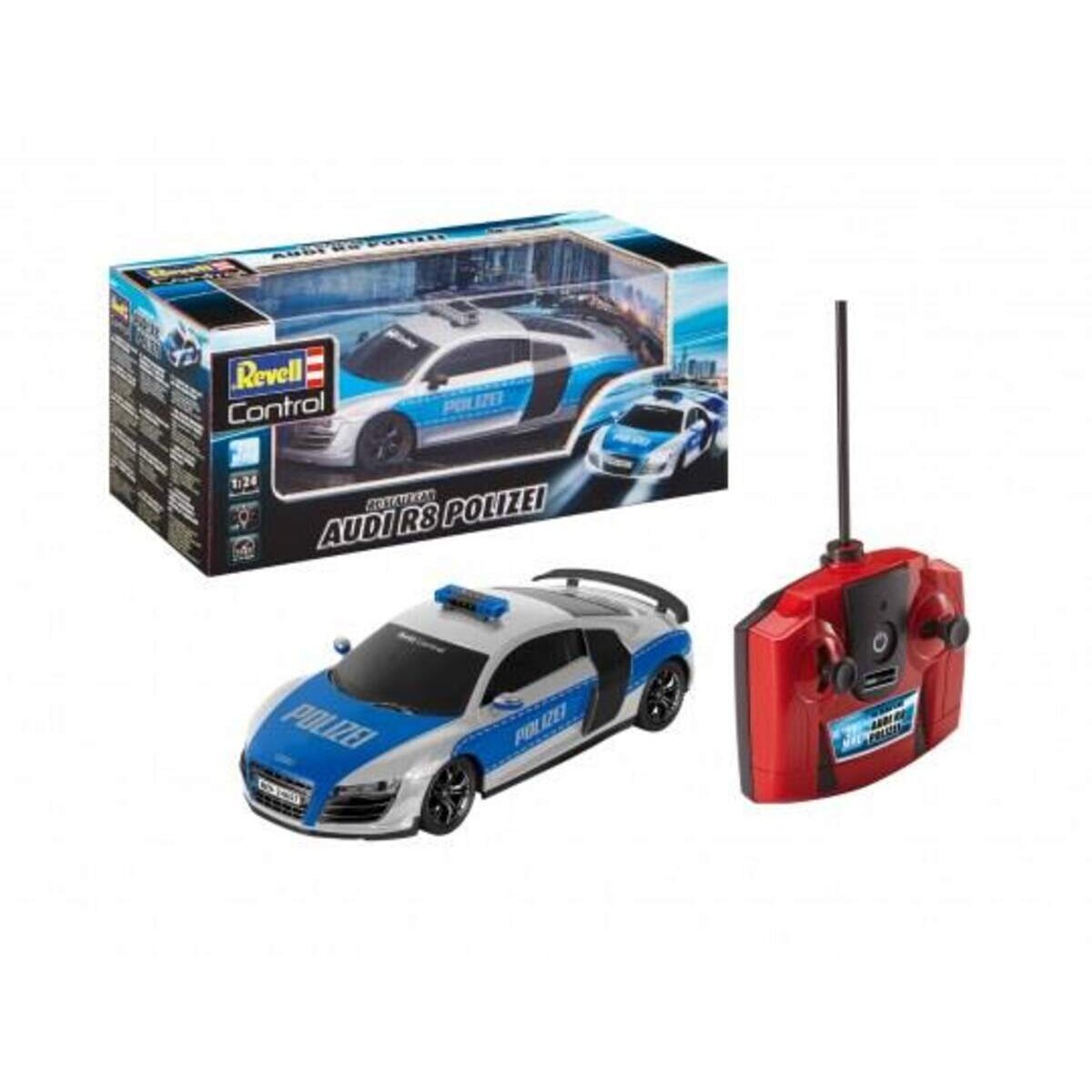 Revell Control RC Car Audi R8 Polizei
