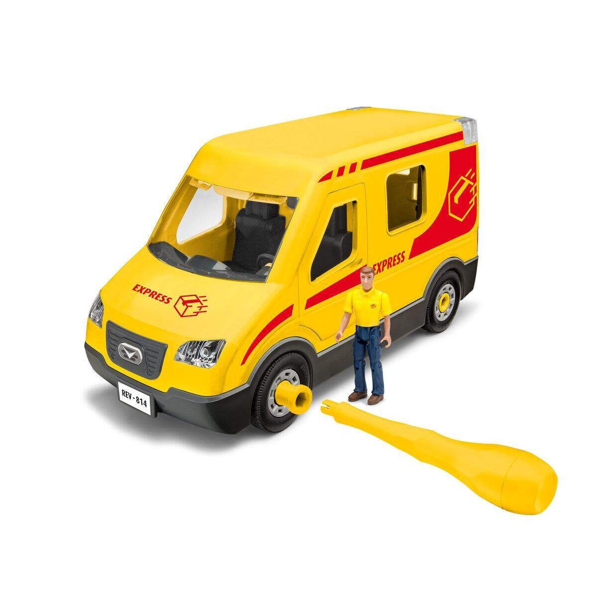 Revell Junior Kit Postauto mit Figur
