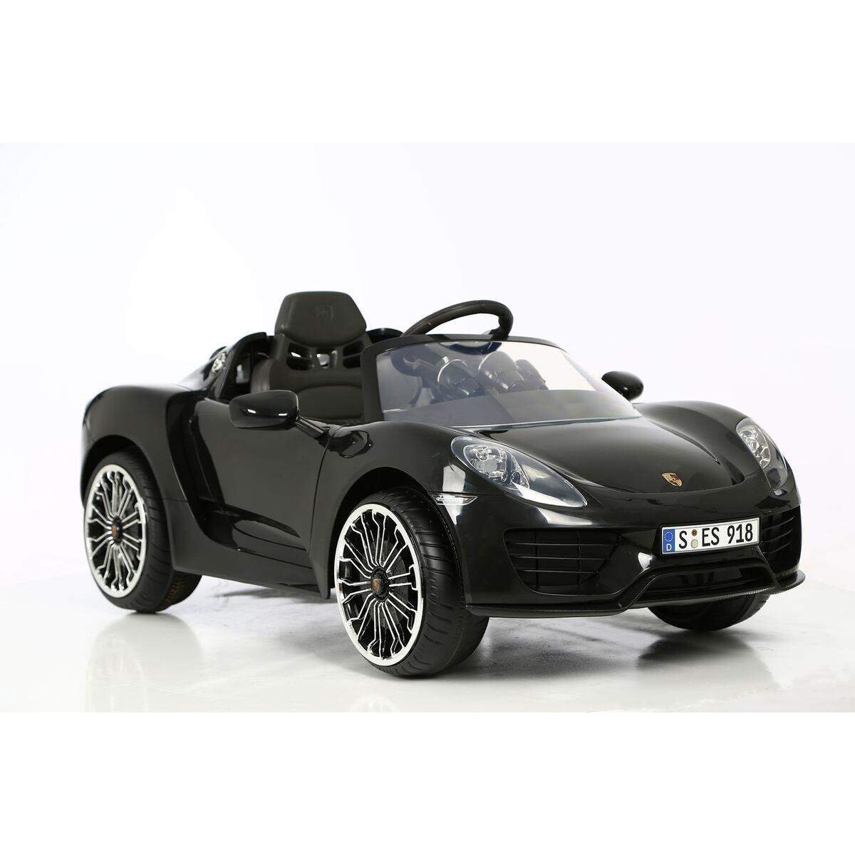 Rollplay Aufsitzfahrzeug Porsche 918 Spyder Hybr.Superc., 6V, RC, schwarz