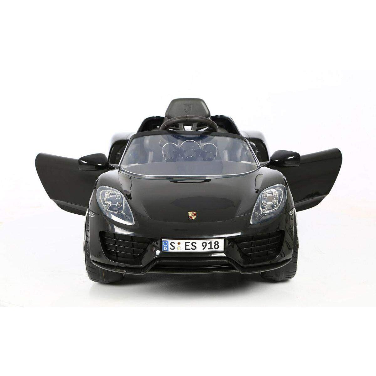 Rollplay Aufsitzfahrzeug Porsche 918 Spyder Hybr.Superc., 6V, RC, schwarz