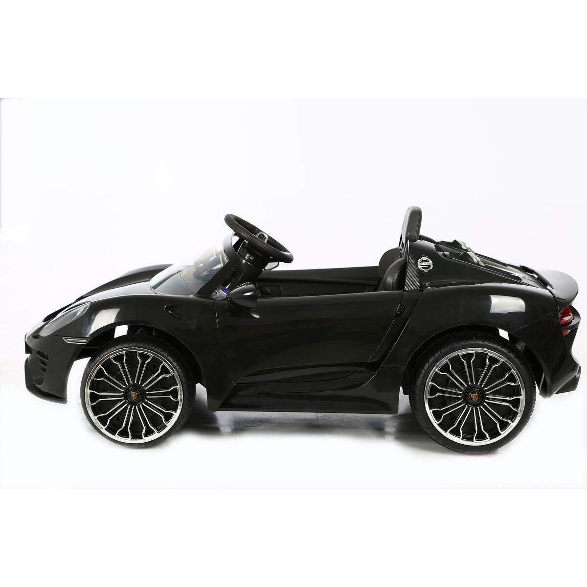 Rollplay Aufsitzfahrzeug Porsche 918 Spyder Hybr.Superc., 6V, RC, schwarz