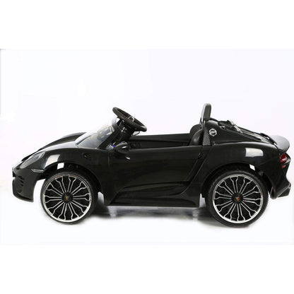 Rollplay Aufsitzfahrzeug Porsche 918 Spyder Hybr.Superc., 6V, RC, schwarz