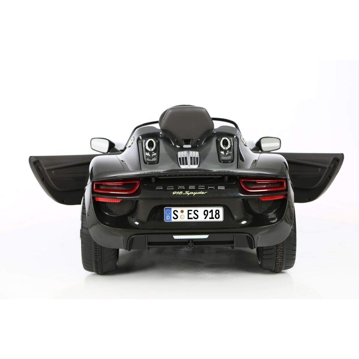 Rollplay Aufsitzfahrzeug Porsche 918 Spyder Hybr.Superc., 6V, RC, schwarz