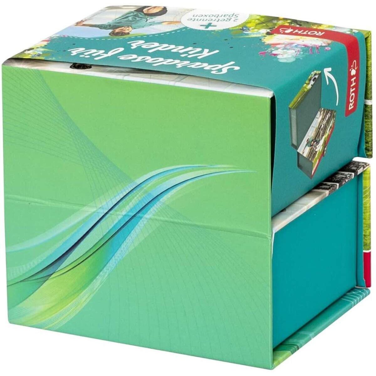 Roth Spardose Fußballstar, 2 Boxen 2 Fächer