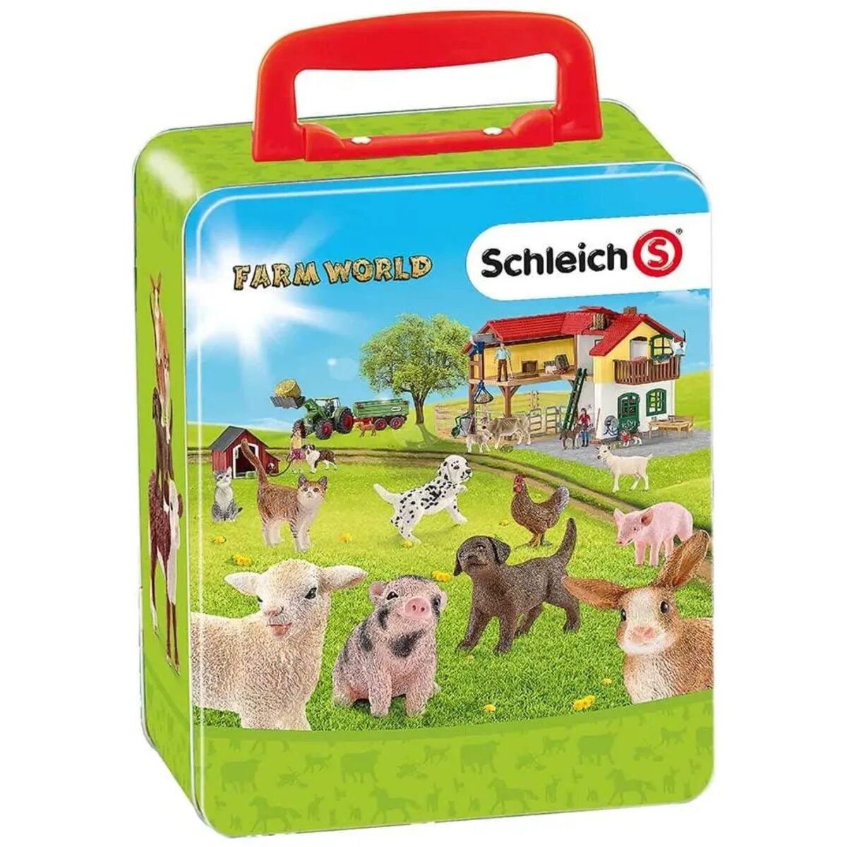 Schleich® 3113 Farmworld Sammelkoffer für 18 Baby-Tiere