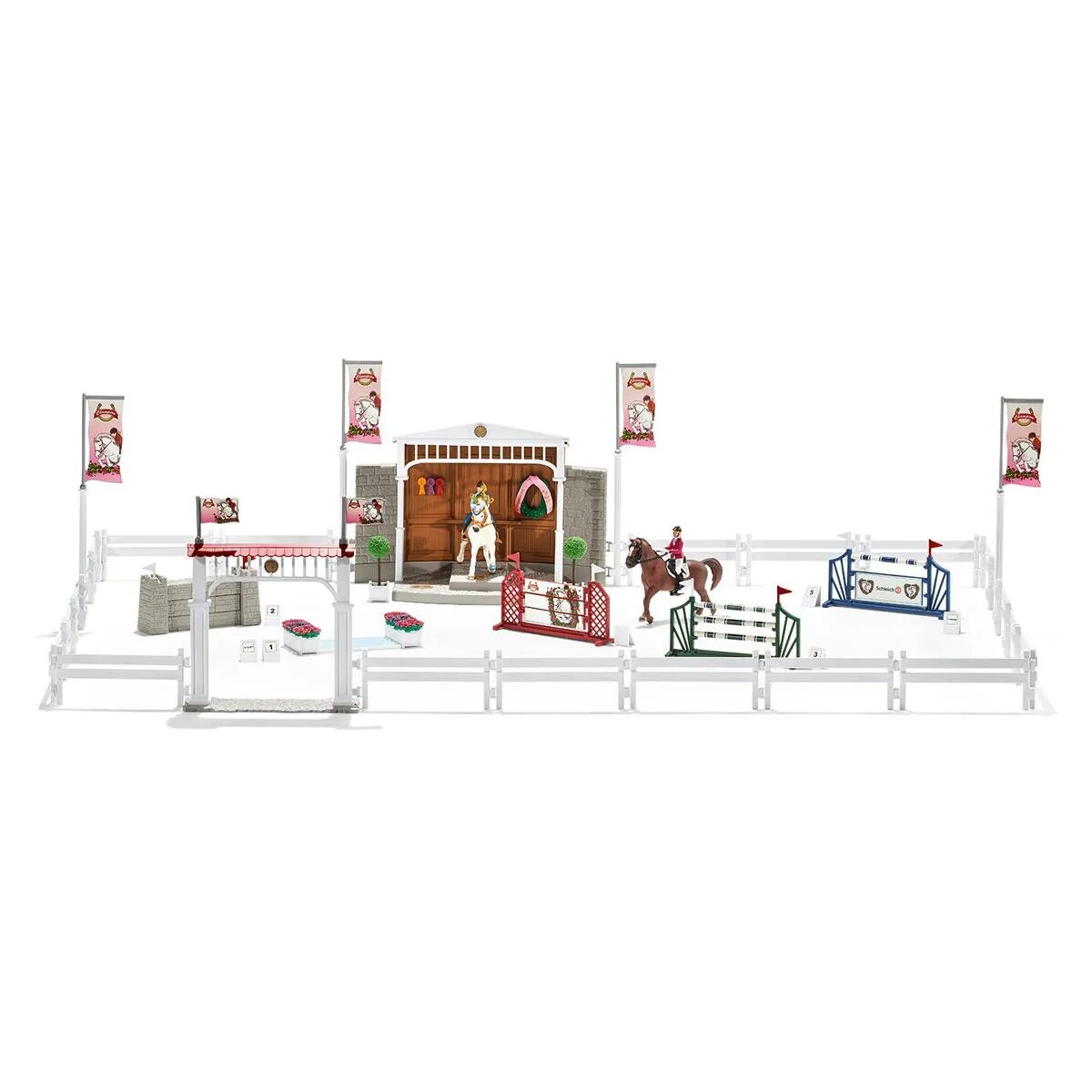 Schleich® 42338 Horse Club Großes Reitturnier mit Pferden