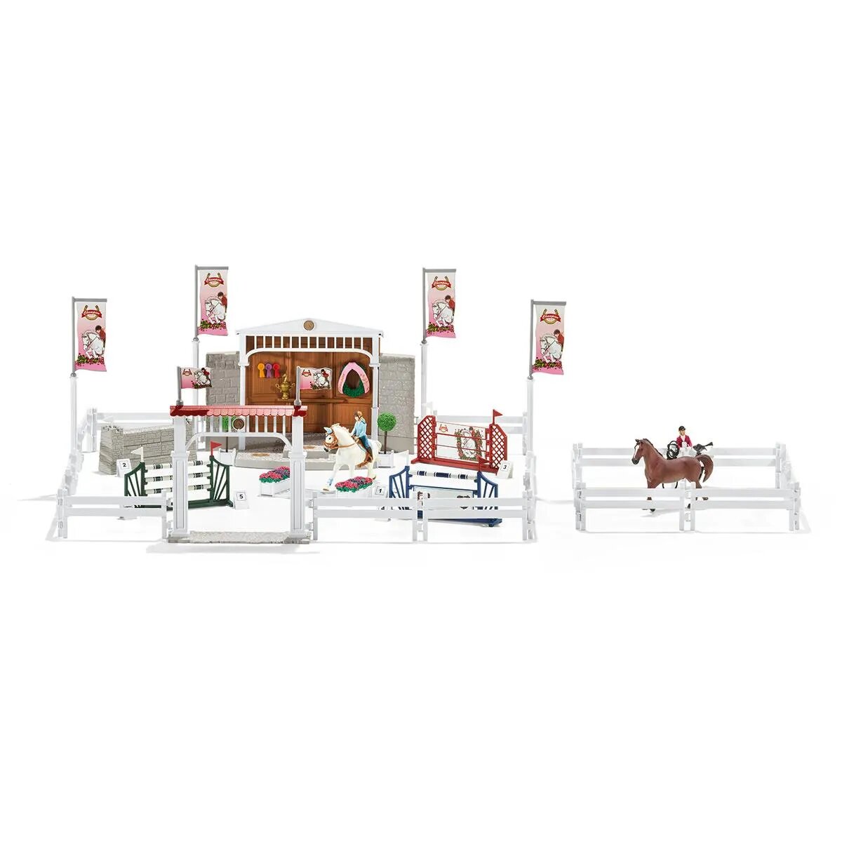 Schleich® 42338 Horse Club Großes Reitturnier mit Pferden