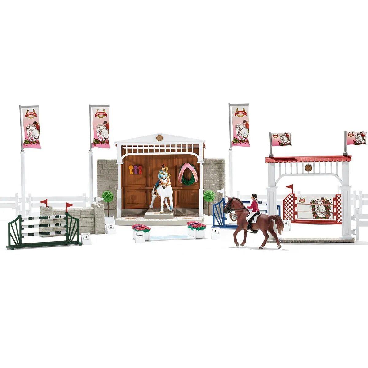 Schleich® 42338 Horse Club Großes Reitturnier mit Pferden