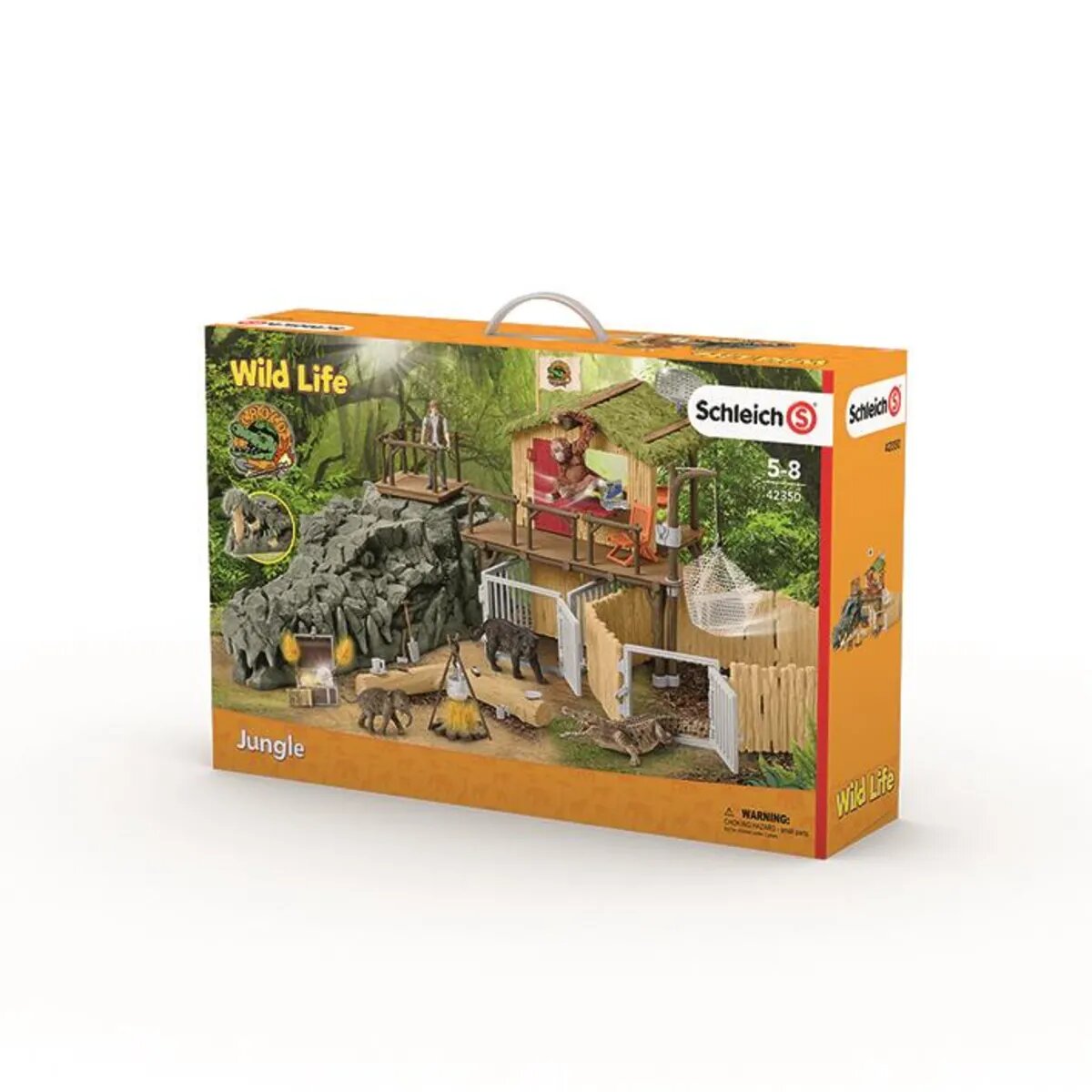 Schleich® 42350 Dschungel Forschungsstation CROCO