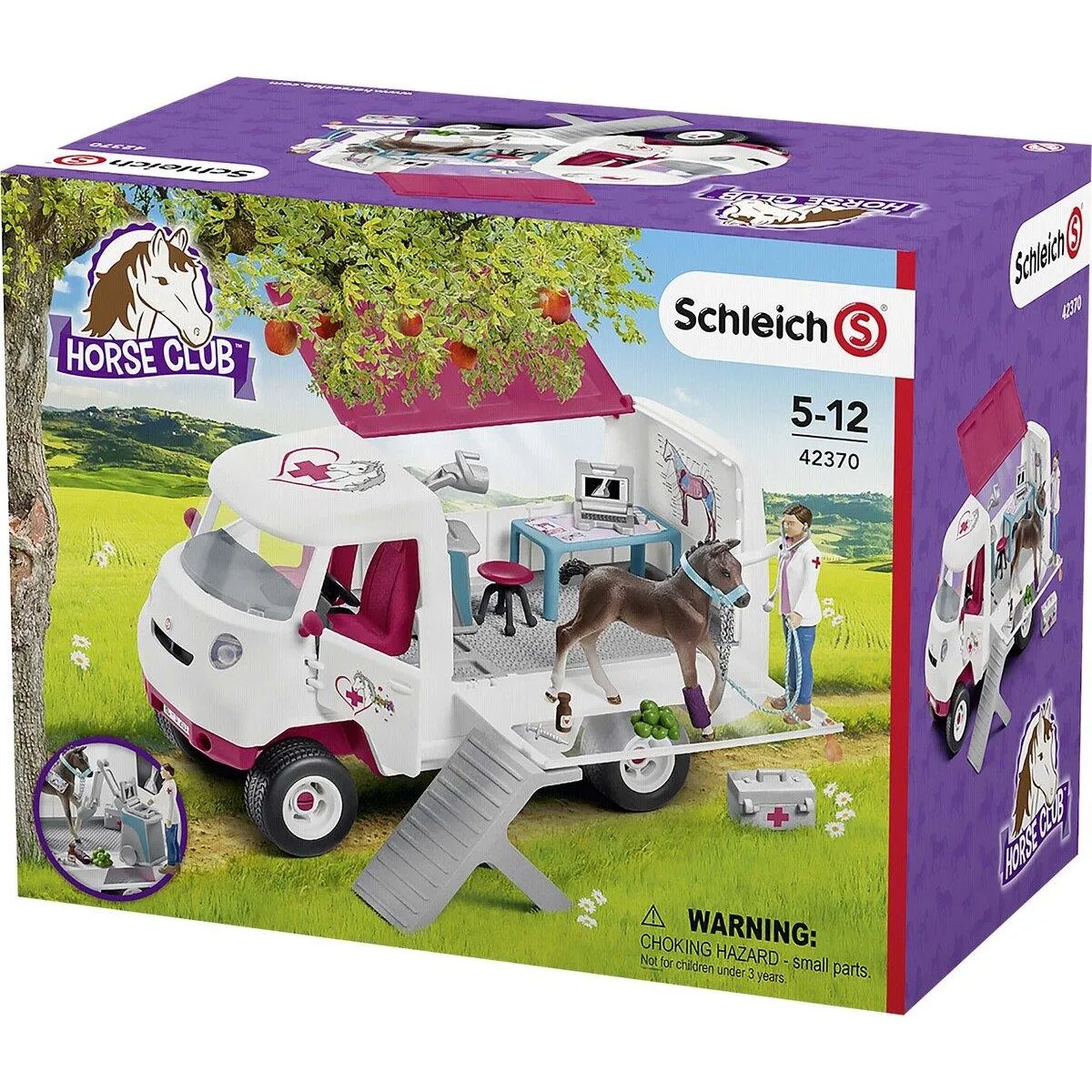 Schleich® 42370 Horse Club Mobile Tierärztin mit Hannoveraner Fohlen