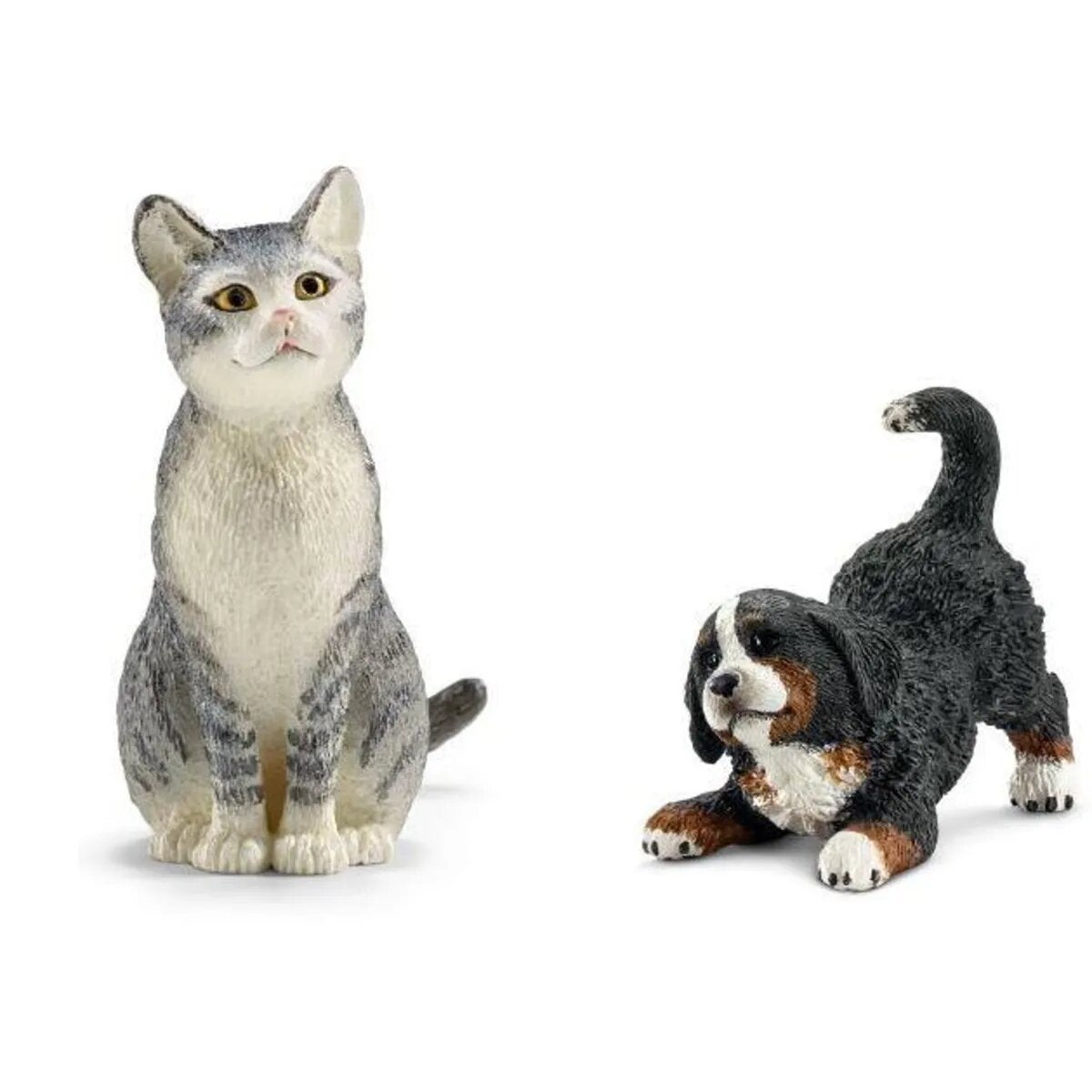 Schleich® 87392 Farm World Farm Life 2er Pack, Berner Sennenhund und Hofkatze