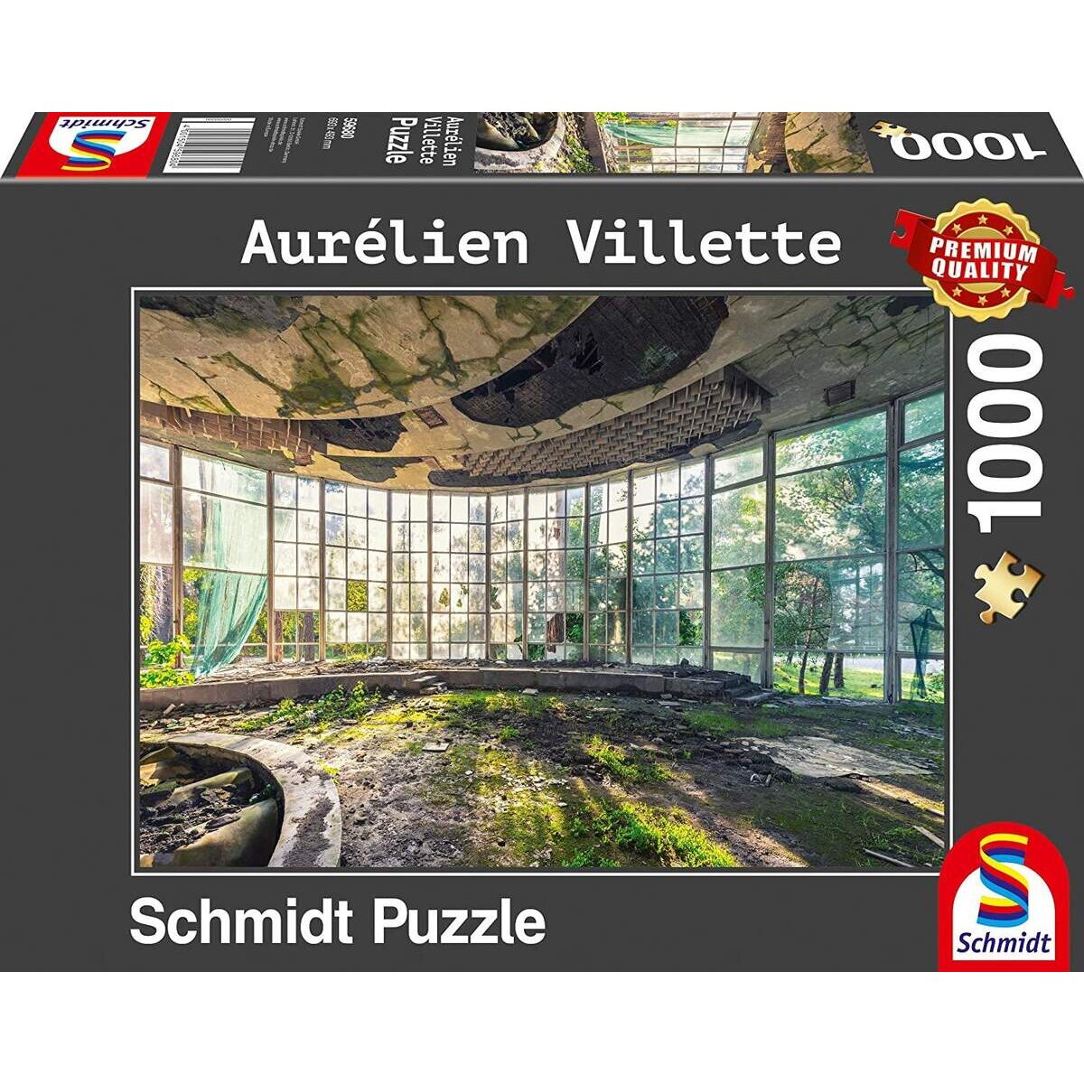 Schmidt Spiele Puzzle - Aurelien Villette, Altes Café in Abchasien, 1.000 Teile