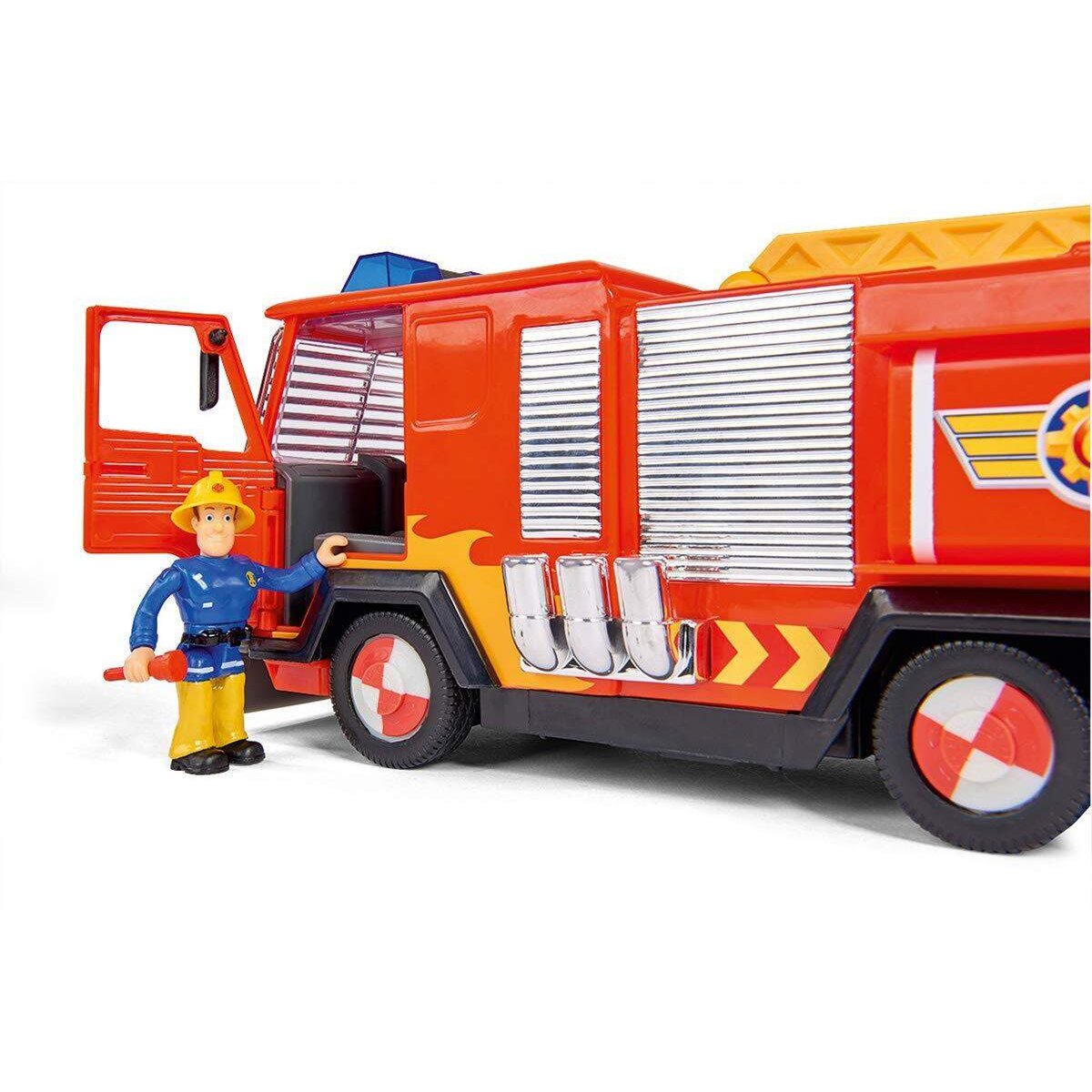 Simba Feuerwehrmann Sam Hollywood Jupiter Feuerwehrauto mit Sam Figur & Zubehör