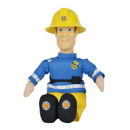 Simba Feuerwehrmann Sam Plüschfigur mit Vinylkopf, 4-fach sortiert