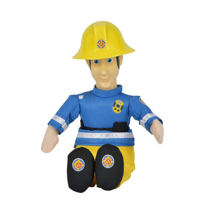 Simba Feuerwehrmann Sam Plüschfigur mit Vinylkopf, 4-fach sortiert