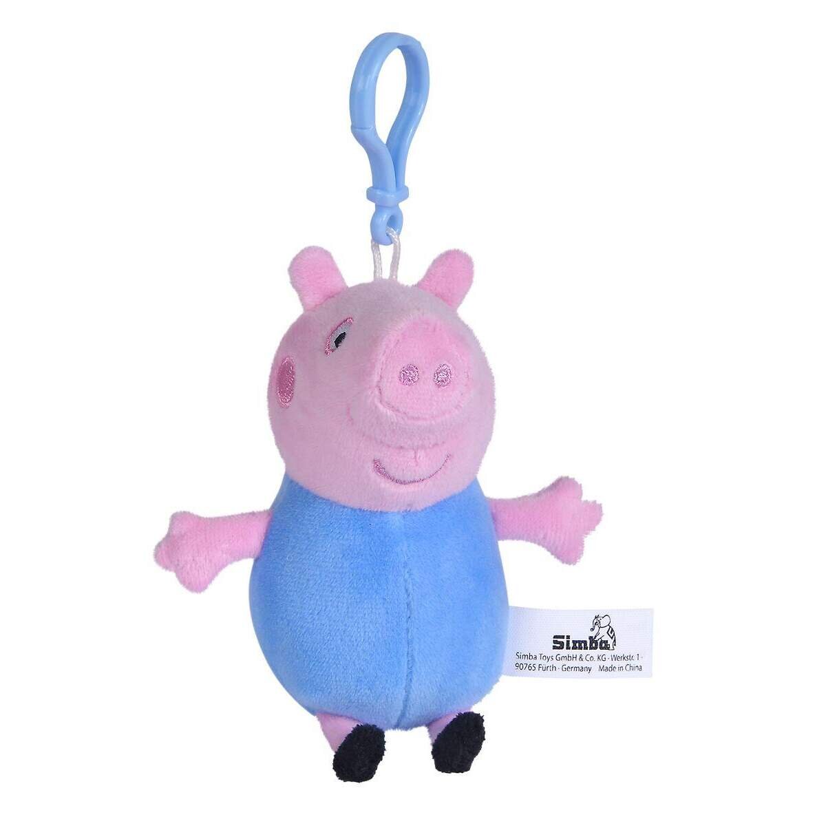 Simba Peppa Pig Plüsch Schlüsselanhänger, sortiert