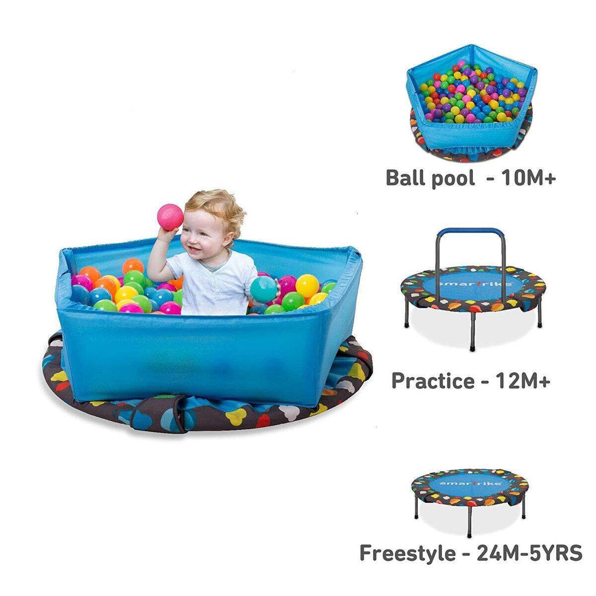 smarTrike Activity Center 3 in 1 Trampolin und Bällebad