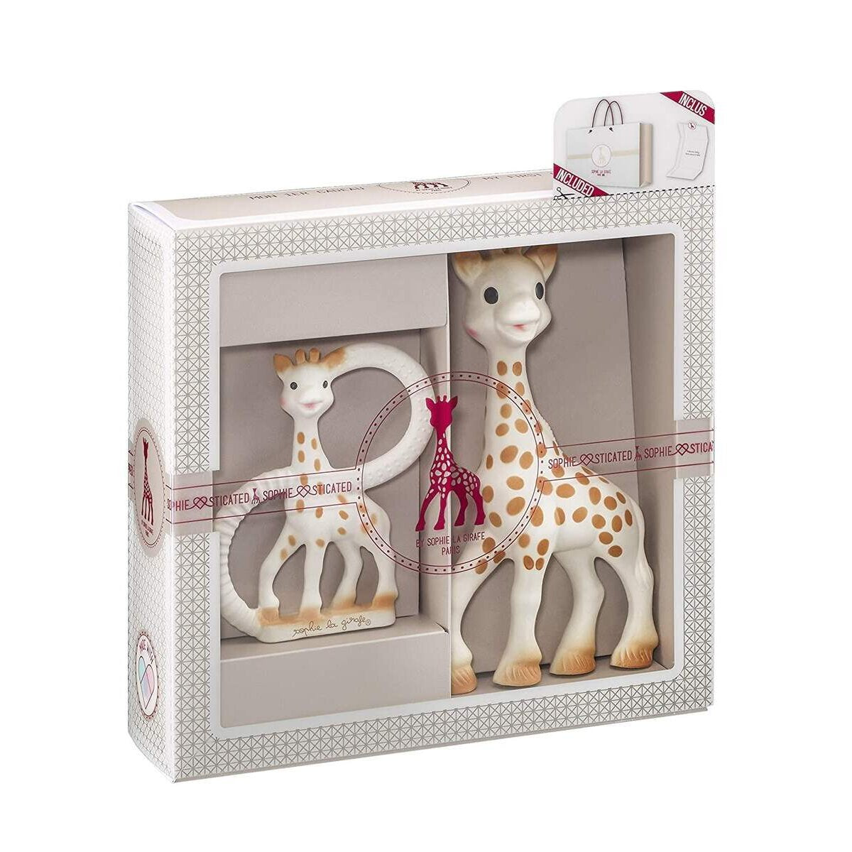 Sophie la Girafe Geschenkset Geburt Sophie die Giraffe + Beißring