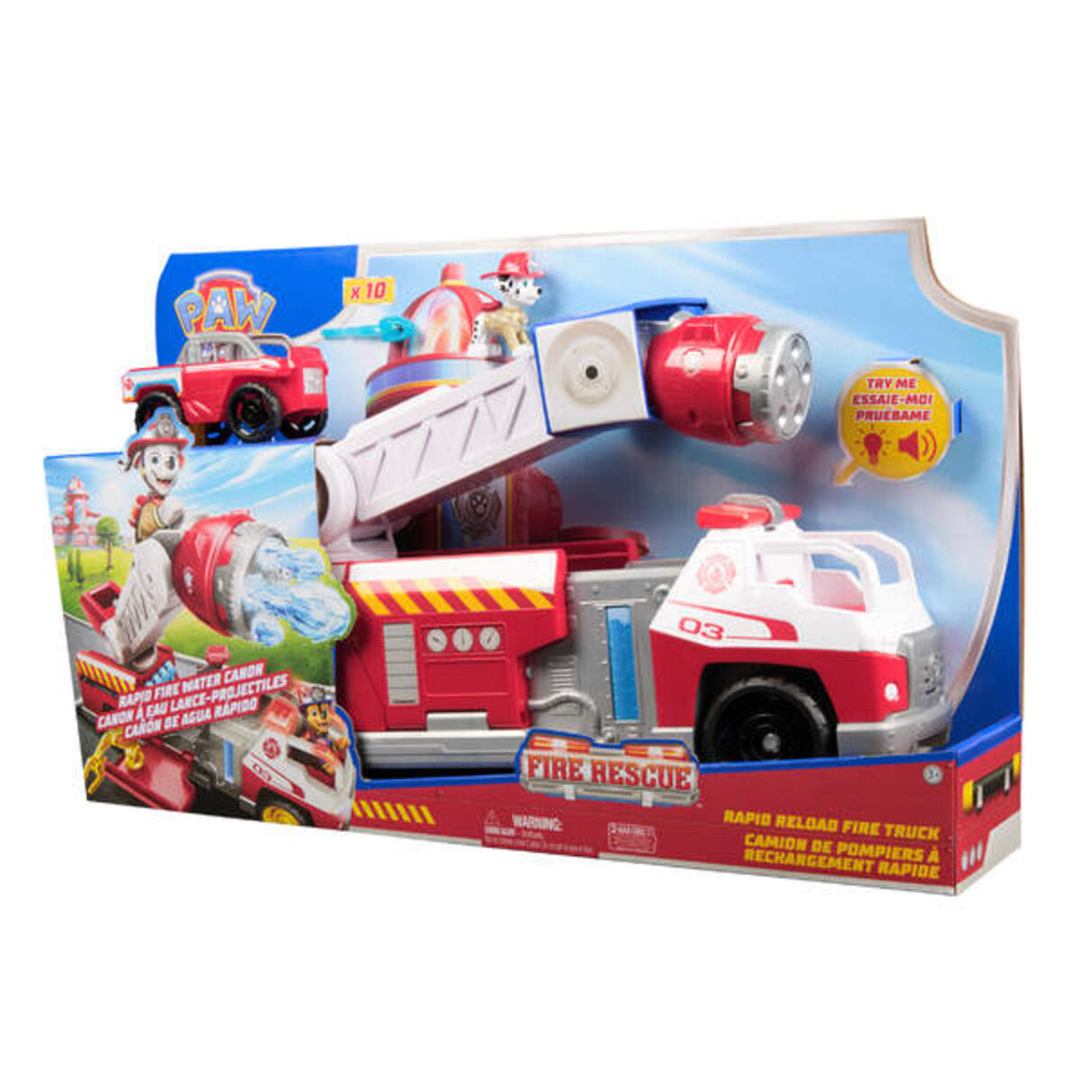 Spin Master PAW Fire Rescue DLX Feuerwehr Fahrzeug
