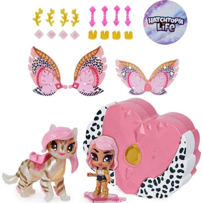 Spin Master Hatchimals Pixies Riders Wilder Wings Sammelfigur mit Fabelwesen, 1 Stück, sortiert