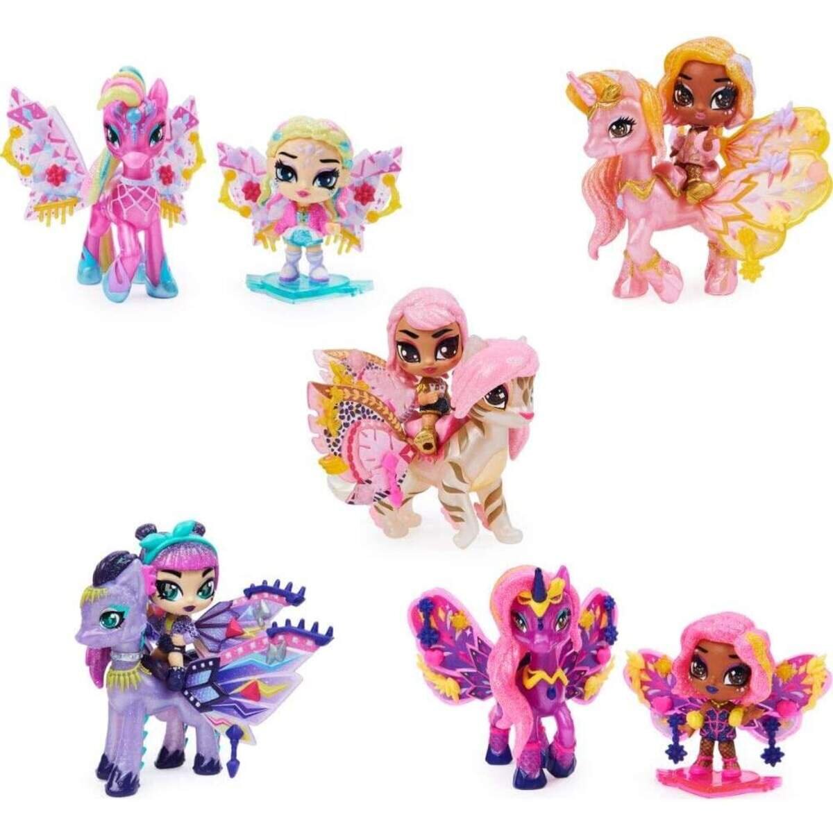 Spin Master Hatchimals Pixies Riders Wilder Wings Sammelfigur mit Fabelwesen, 1 Stück, sortiert