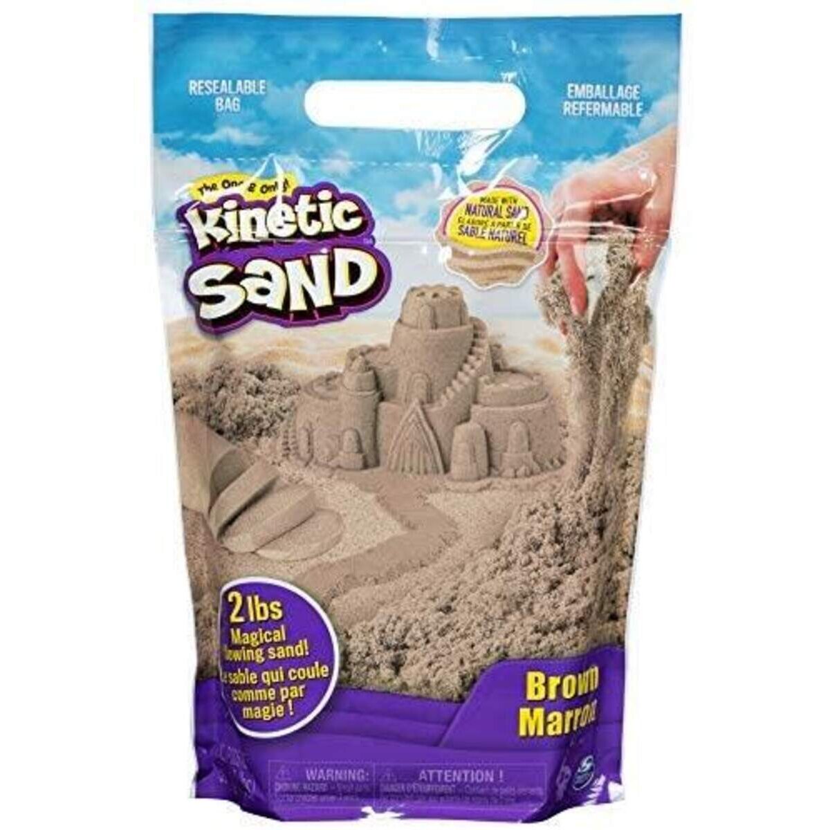 Spin Master Kinetic Sand - Koffer mit 907 g Sand und Zubehör