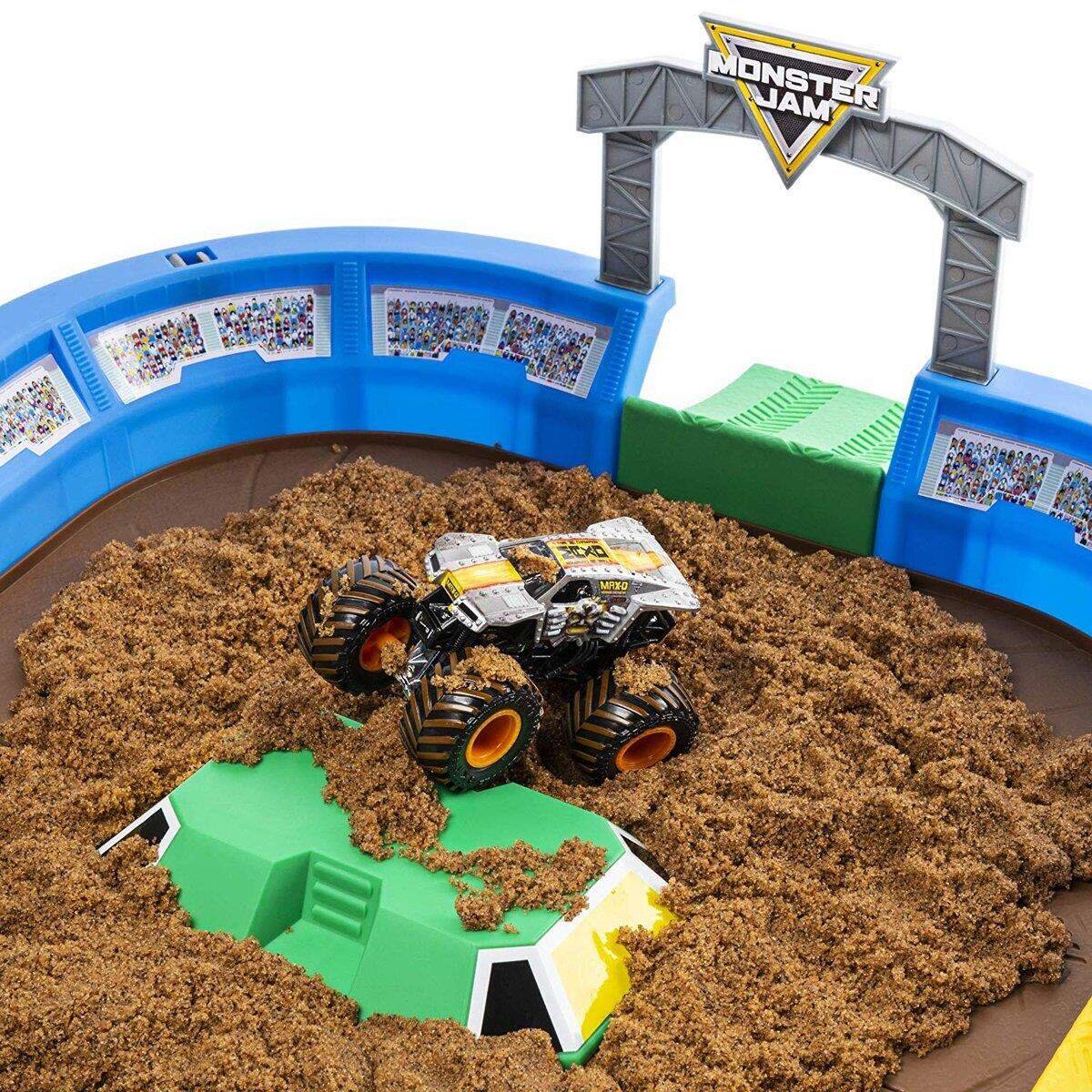 Spin Master Monster Jam Dirt Arena mit Kinetic Sand
