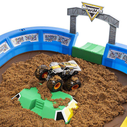 Spin Master Monster Jam Dirt Arena mit Kinetic Sand
