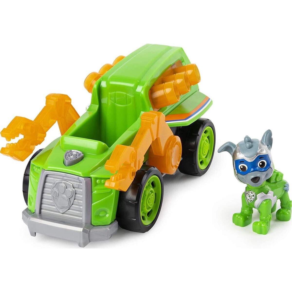 Spin Master Paw Patrol - Mighty Pups Super Paws: Rocky Deluxe Vehicle