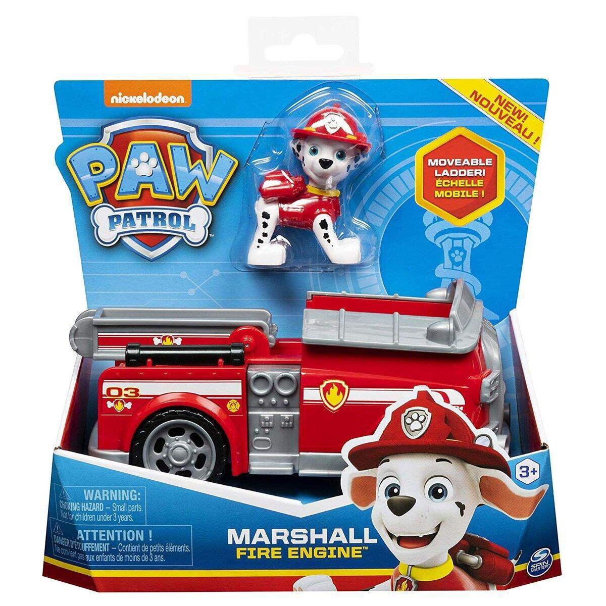Spin Master Paw Patrol Basic Fahrzeug mit Hundewelpe, 1 Stück, 6-fach sortiert