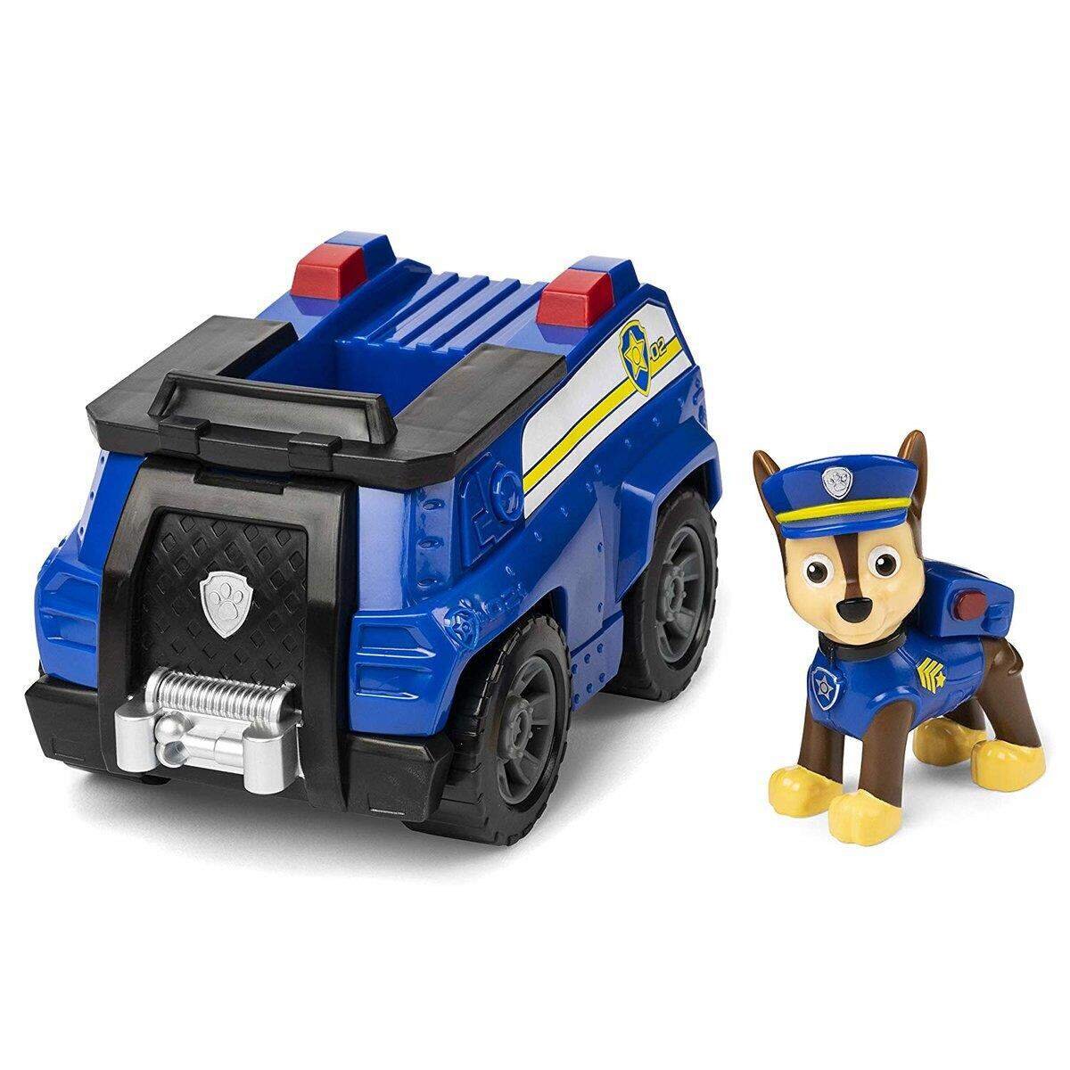 Spin Master Paw Patrol Basic Fahrzeug mit Hundewelpe, 1 Stück, 6-fach sortiert
