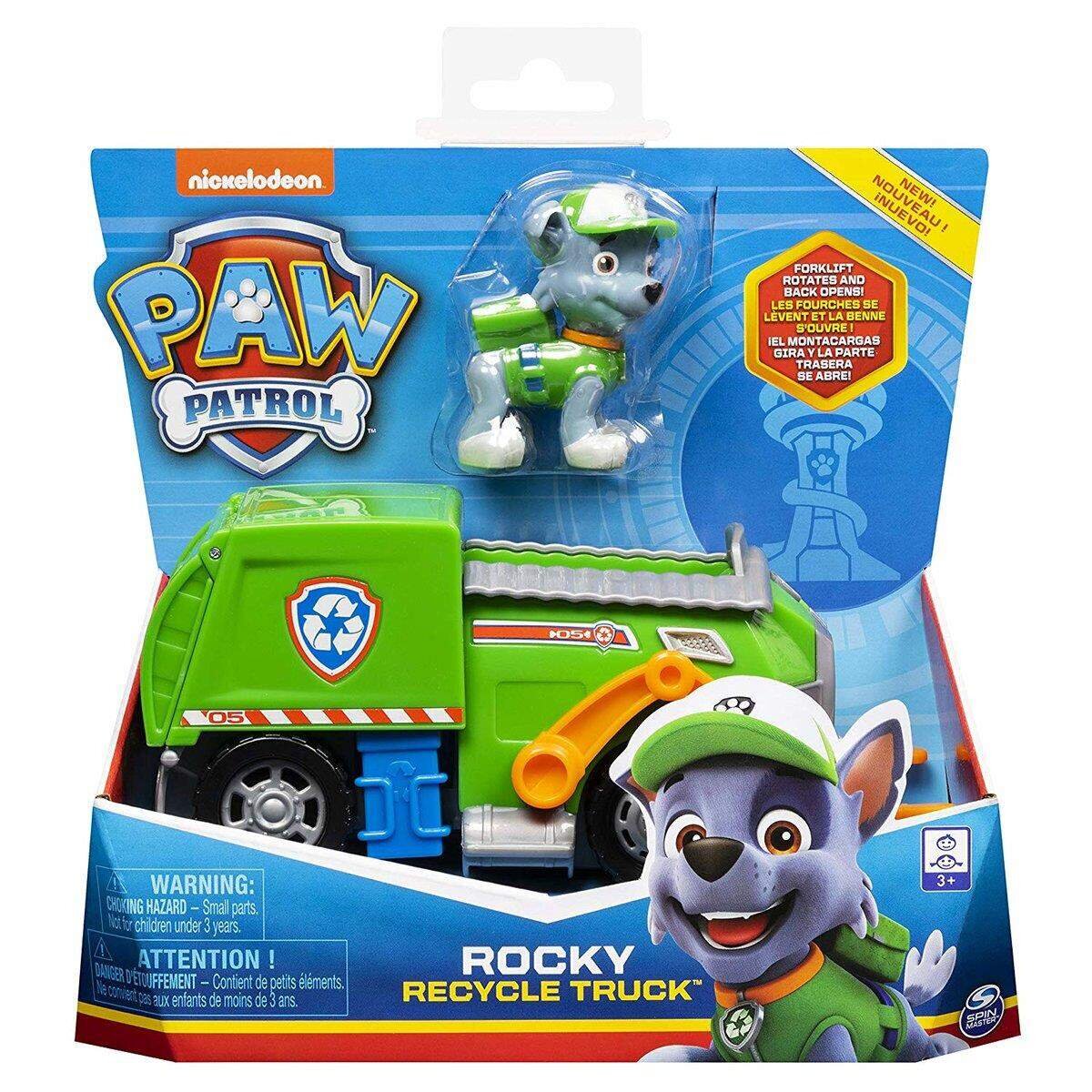Spin Master Paw Patrol Basic Fahrzeug mit Hundewelpe, 1 Stück, 6-fach sortiert