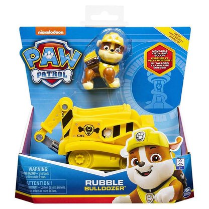 Spin Master Paw Patrol Basic Fahrzeug mit Hundewelpe, 1 Stück, 6-fach sortiert