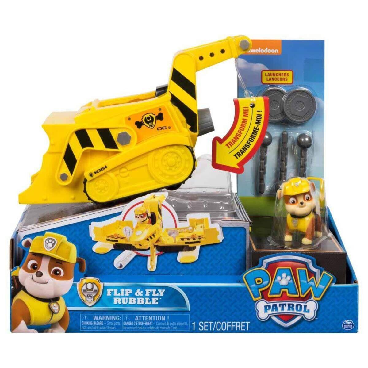 Spin Master PAW Patrol Flip & Fly Chase, 2-in-1 Transforming Vehicle, sortiert