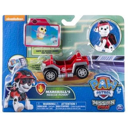 Spin Master Paw Patrol Kleines Fahrzeug + Missionskarte sortiert