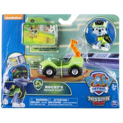 Spin Master Paw Patrol Kleines Fahrzeug + Missionskarte sortiert