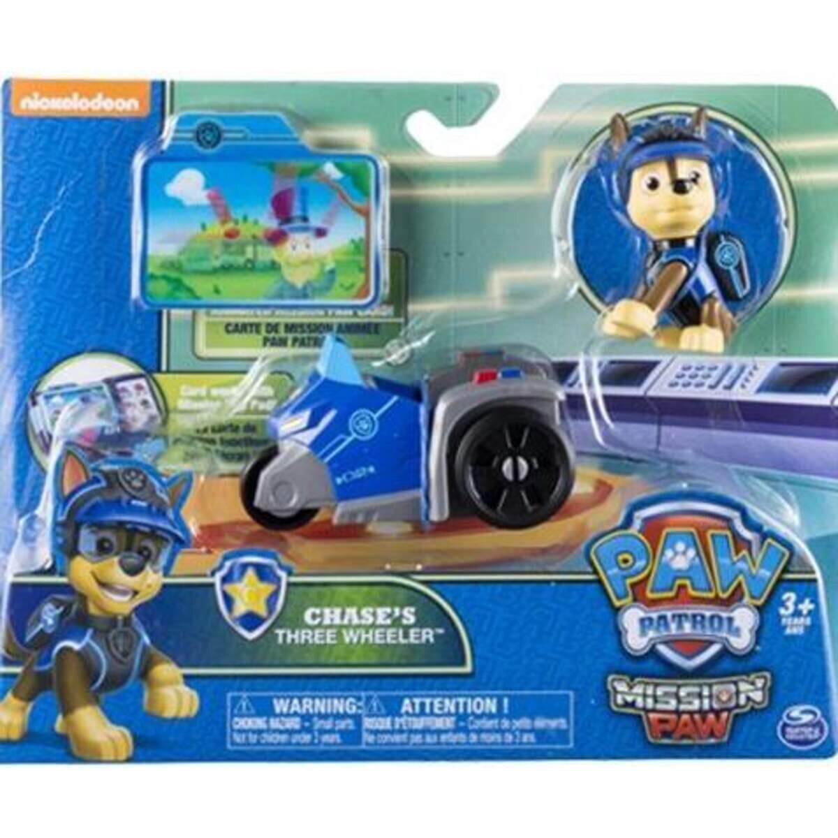 Spin Master Paw Patrol Kleines Fahrzeug + Missionskarte sortiert