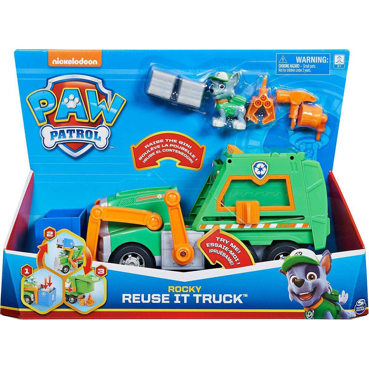 Spin Master Paw Patrol Rockys Deluxe Recycling Truck