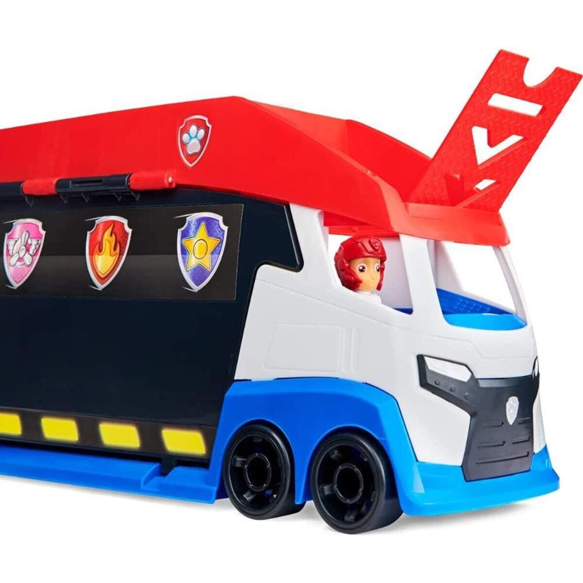 Spin Master Paw Patrol Teamfahrzeug Paw Patroller im aktualisierten Design, inkl. Ryder Figur und 1 Basis Fahrzeug