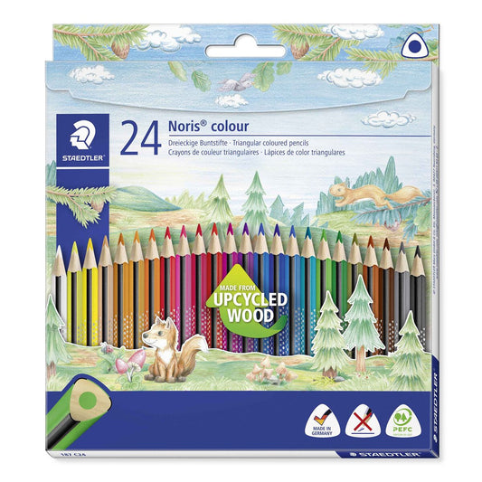 STAEDTLER® Noris® colour 187 Buntstift, Kartonetui mit 24 Buntstiften in sortierten Farben