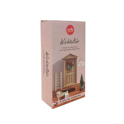 Tanner braune Wichteltür Original 12-teiliges Adventsdeko-Set