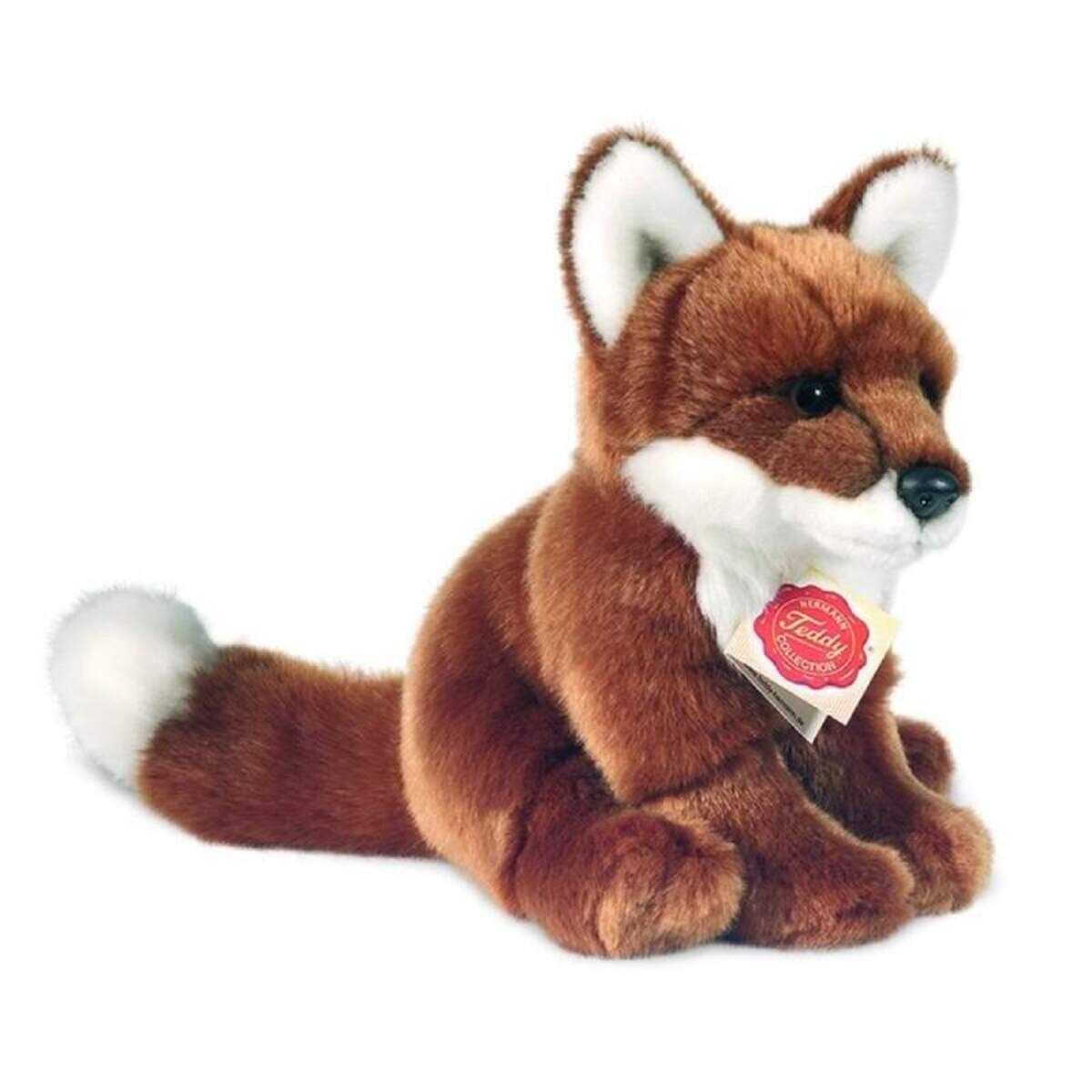 Teddy Hermann Fuchs sitzend rotbraun 20 cm