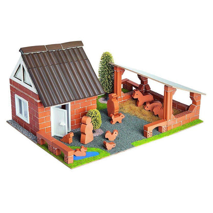 teifoc Steinbaukasten Bauernhof