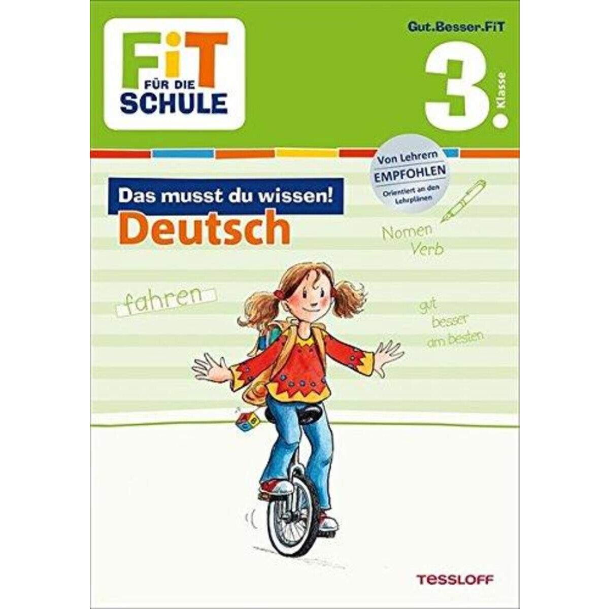 Tessloff Fit für die Schule - Das musst du wissen: Deutsch 3. Klasse