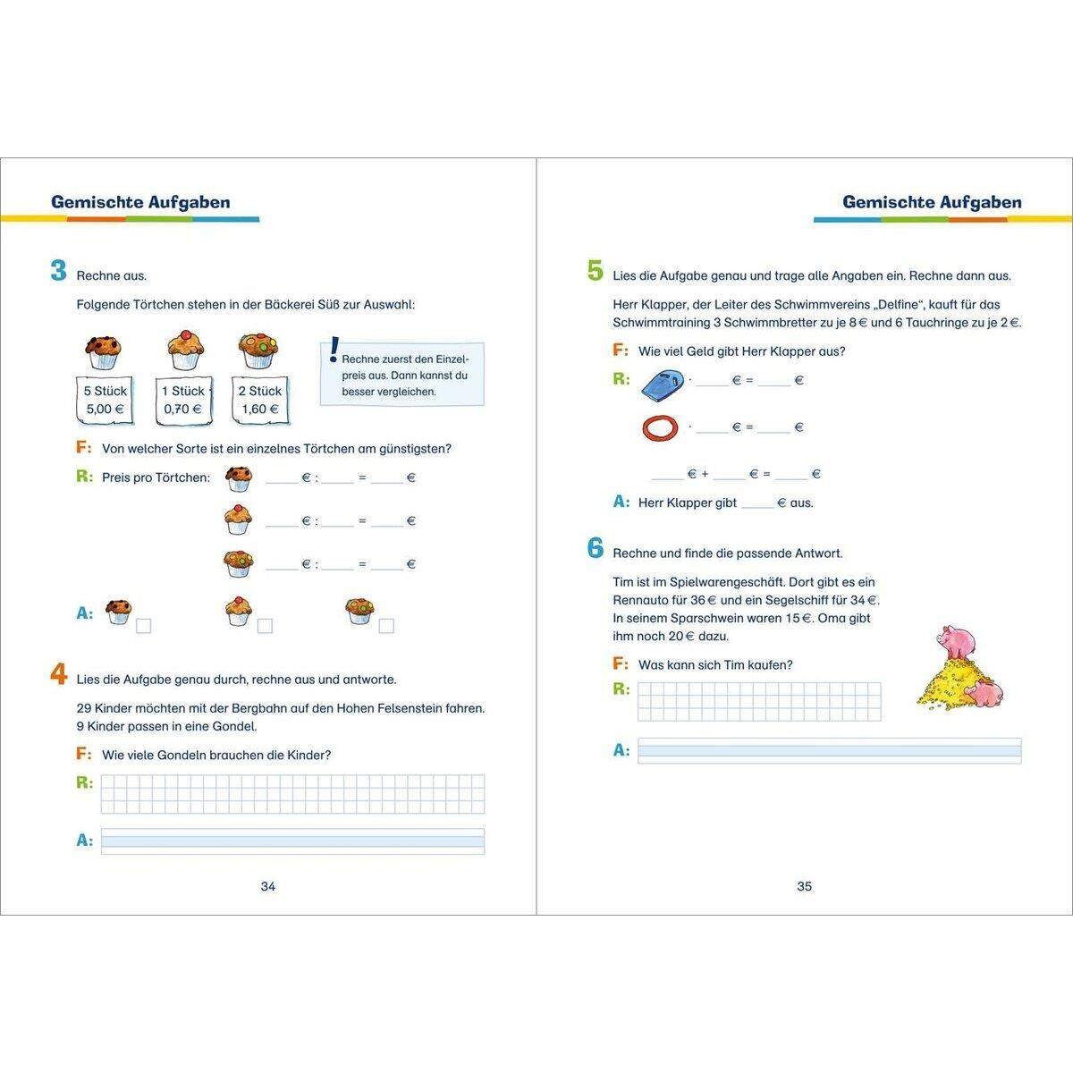 Tessloff Fit für die Schule: Das kann ich! Textaufgaben einfach lösen 2. Klasse