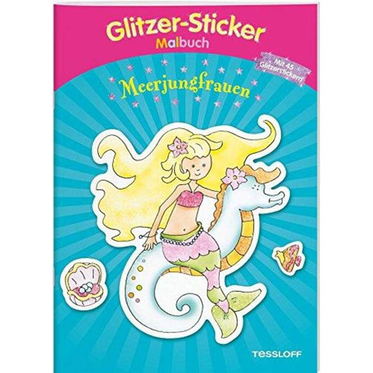 TESSLOFF Glitzer-Sticker Malbuch