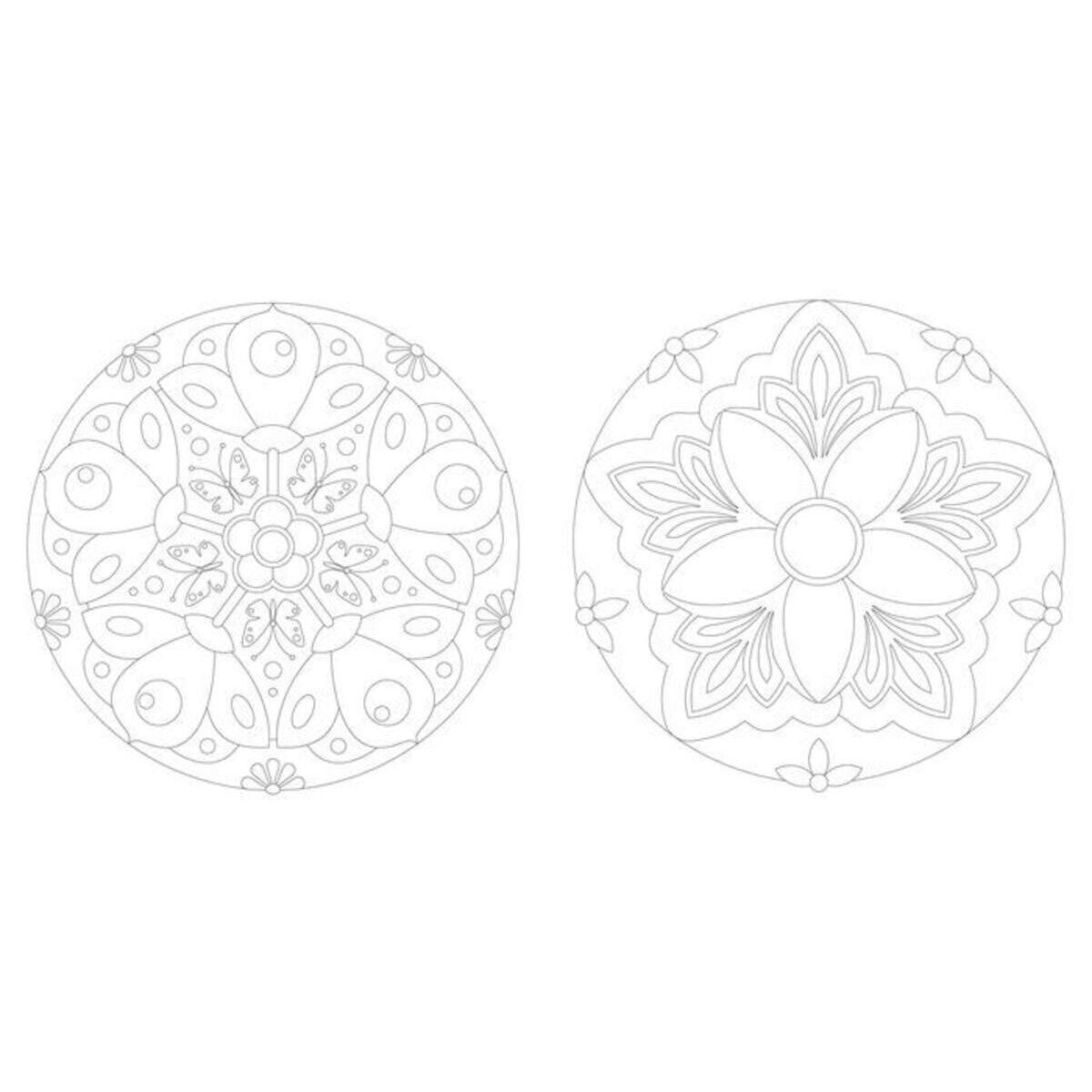 Tessloff Glitzer-Sticker-Mandalas. Blumen