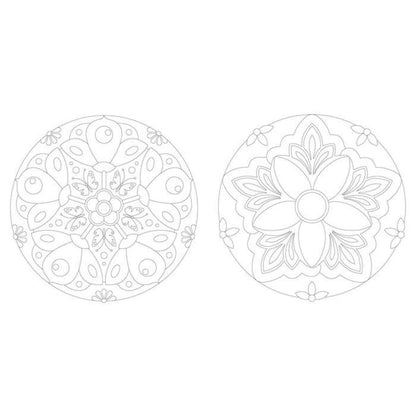 Tessloff Glitzer-Sticker-Mandalas. Blumen