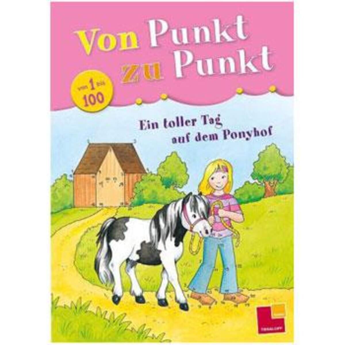 Tessloff Malbuch Punkt zu Punkt Ein toller Tag auf dem Pferdehof